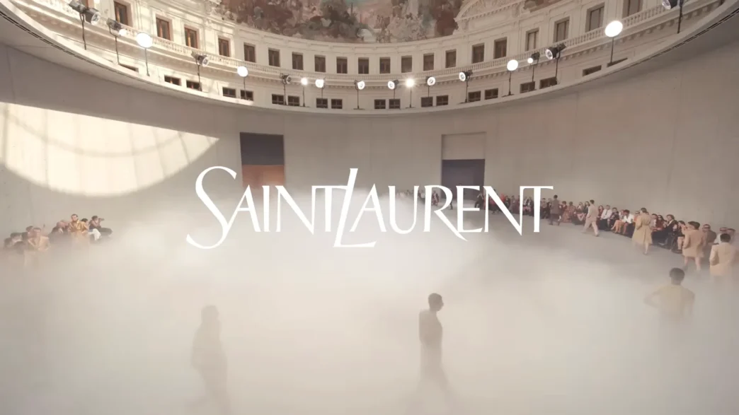 Guests at the Saint Laurent Men’s Summer 27 show by Anthony Vaccarello in Paris