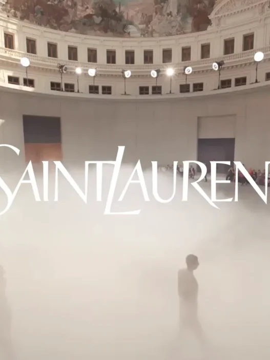 Guests at the Saint Laurent Men’s Summer 27 show by Anthony Vaccarello in Paris