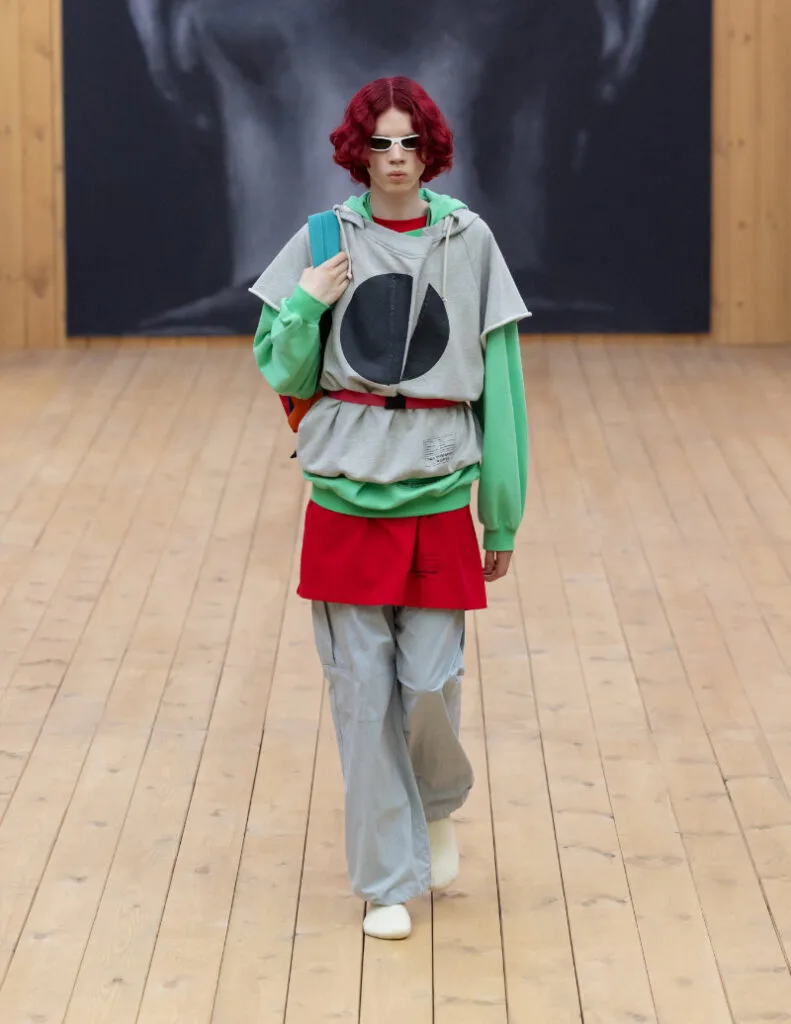 Gosha Rubchinskiy Summer 2027 Look 043 from the Forum menswear collection
