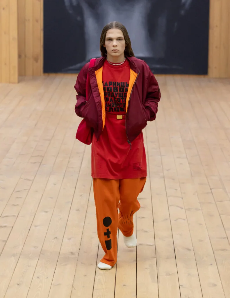 Gosha Rubchinskiy Summer 2027 Look 044 from the Forum collection