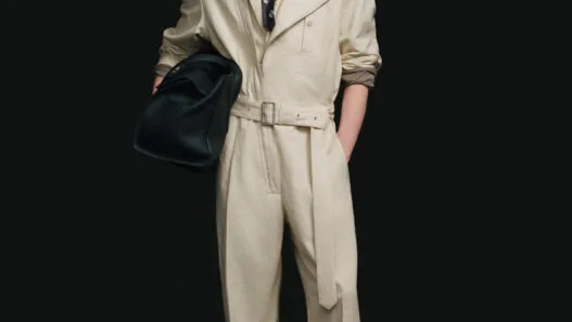 Hermès Spring Summer 2027 menswear lookbook featuring relaxed tailoring and quiet luxury styling