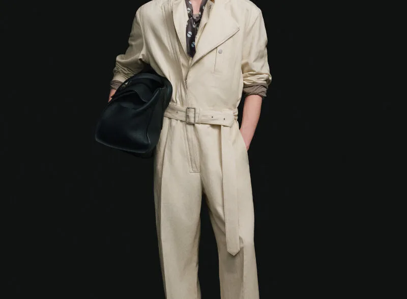 Hermès Spring Summer 2027 menswear lookbook featuring relaxed tailoring and quiet luxury styling