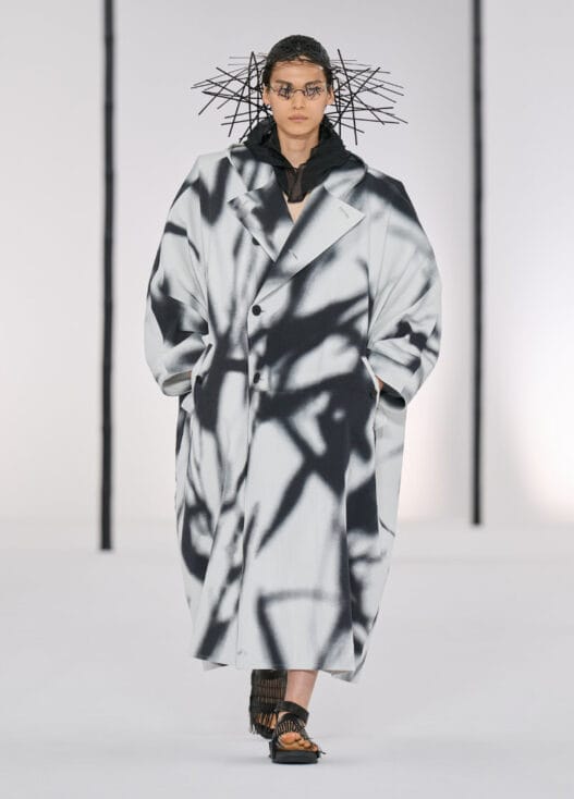 IM MEN Spring/Summer 2027 In Praise of Bamboo Shadows runway look from Paris Fashion Week