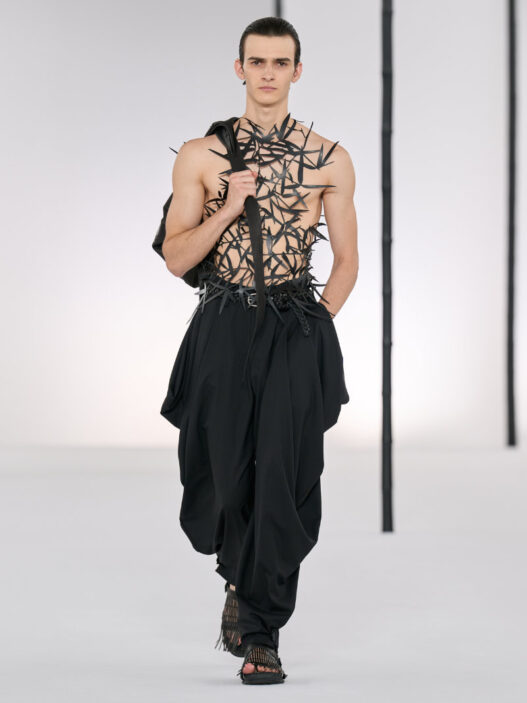 IM MEN Spring/Summer 2027 In Praise of Bamboo Shadows runway look from Paris