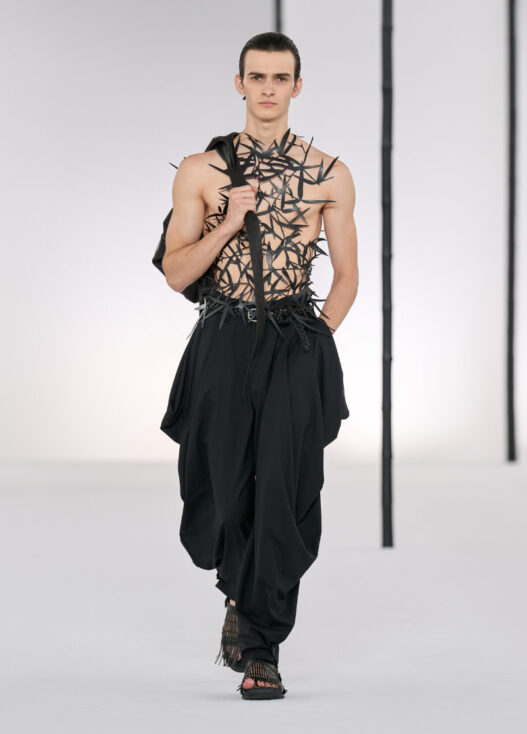 IM MEN Spring/Summer 2027 In Praise of Bamboo Shadows runway look from Paris