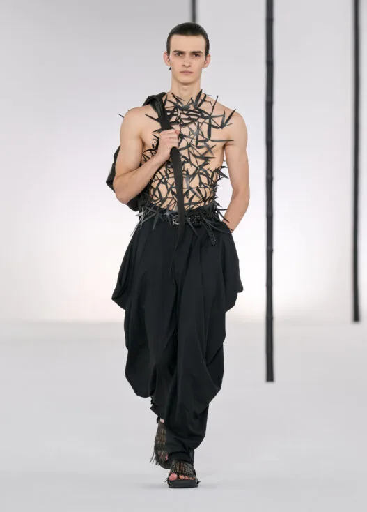 IM MEN Spring/Summer 2027 In Praise of Bamboo Shadows runway look from Paris