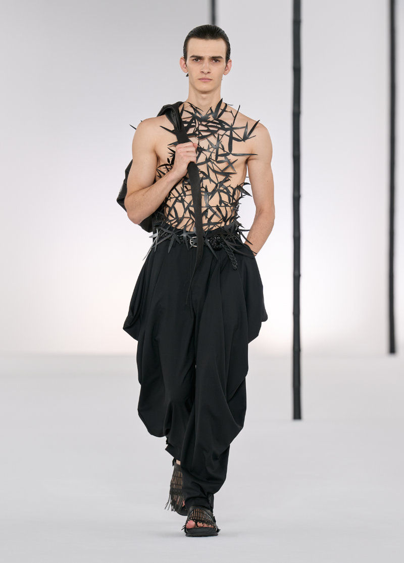 IM MEN Spring/Summer 2027 In Praise of Bamboo Shadows runway look from Paris