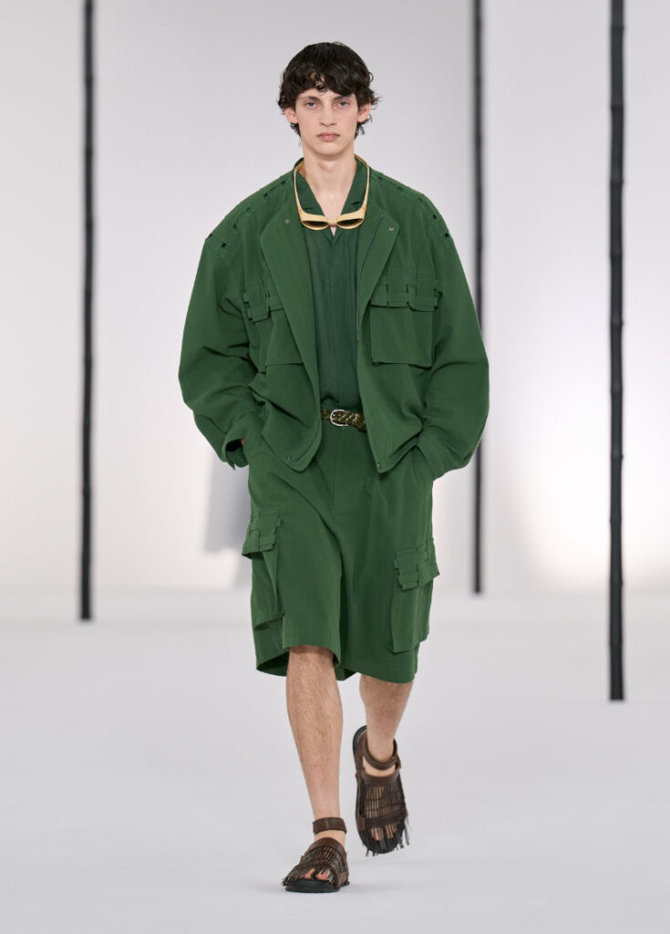IM MEN Spring/Summer 2027 runway look with layered volume