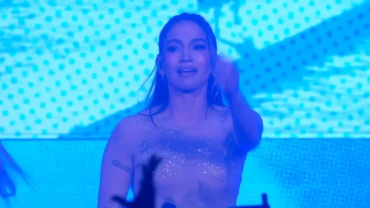 Jennifer Lopez performing Everything’s Fine and On The Floor at Prime Video Obsessed Fest