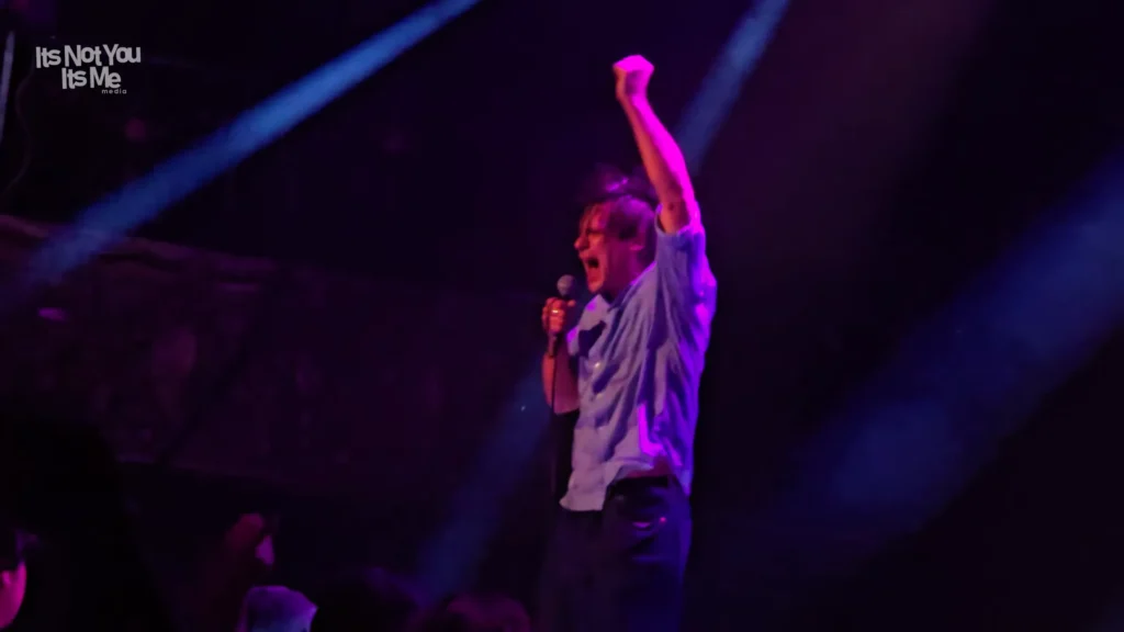 John Maus live on stage at The Belasco Theatre
