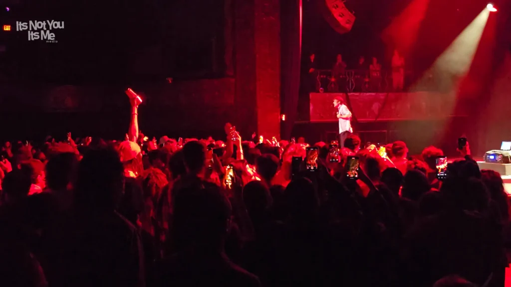 John Maus performing live at The Belasco Theatre in Los Angeles