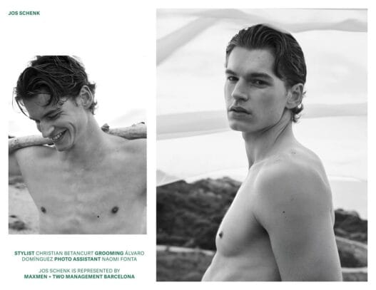 Jos Schenk photographed by Ferran Casanova near the water