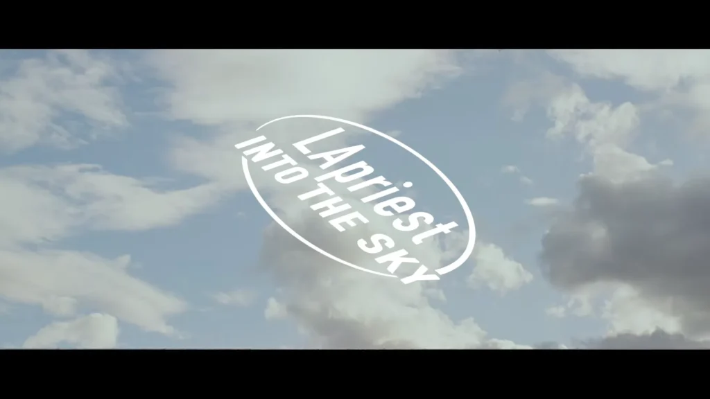LA Priest appearing as a near-future desert outlaw at the beginning of Into The Sky