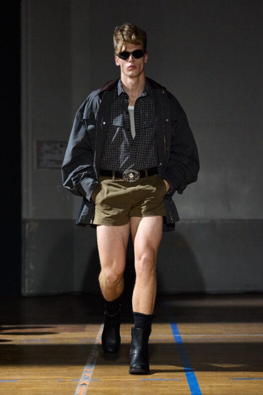 Louis Gabriel Nouchi Spring Summer 2027 runway look from Paris Fashion Week