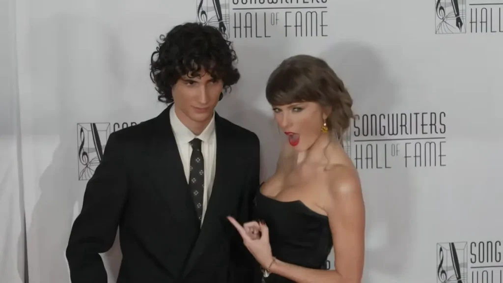 Taylor Swift on the Songwriters Hall of Fame red carpet in Manhattan
