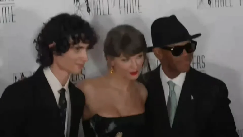 Taylor Swift photographed during the Songwriters Hall of Fame red-carpet livestream