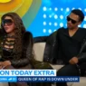 Lil’ Kim smiling during her Today Extra Australia interview with Tayy Brown