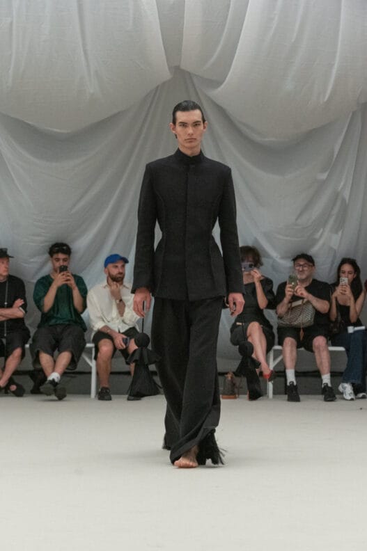 KML Spring Summer 2027 menswear look from Paris Fashion Week