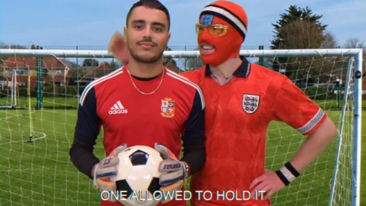 Lynks in the Kick the Ball official World Cup music video.