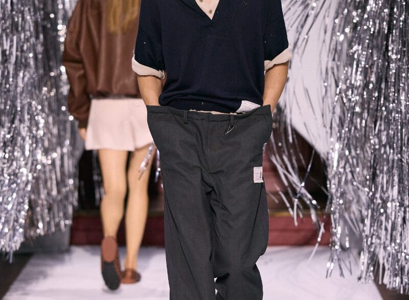 Maison Mihara Yasuhiro Spring/Summer 2027 runway look from Paris Fashion Week