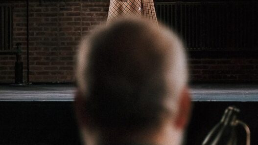 Julianne Moore in A24’s The Debut, written and directed by Jesse Eisenberg.