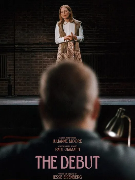 Julianne Moore in A24’s The Debut, written and directed by Jesse Eisenberg.