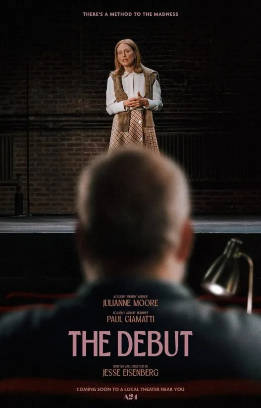 Julianne Moore in A24’s The Debut, written and directed by Jesse Eisenberg.