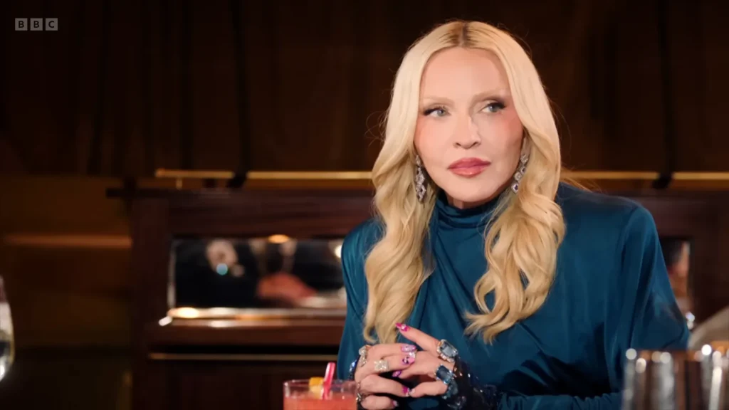 Madonna joking about Kylie Minogue during Graham Norton's Confessions II special