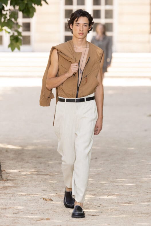 Maison Kitsuné Spring Summer 2027 Urban Glide look from Paris Fashion Week
