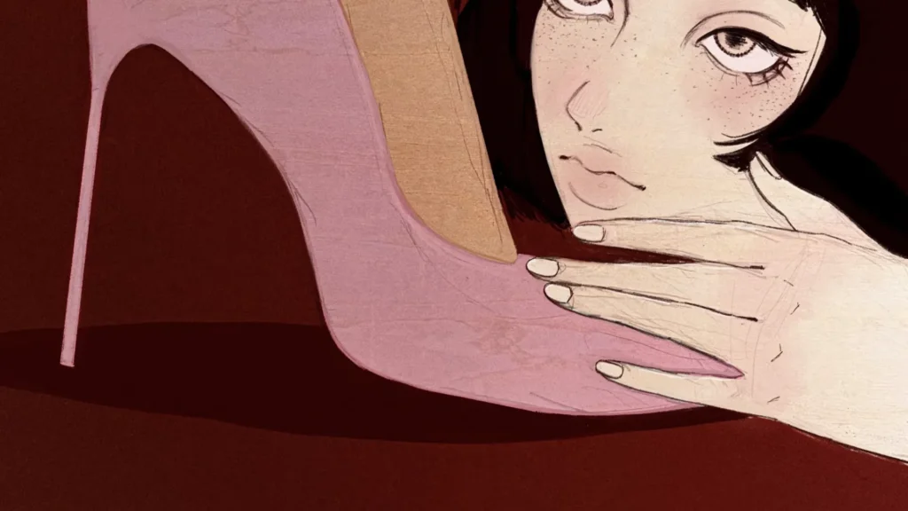 Still from Mikayla Geier's HOTLINE official visualizer