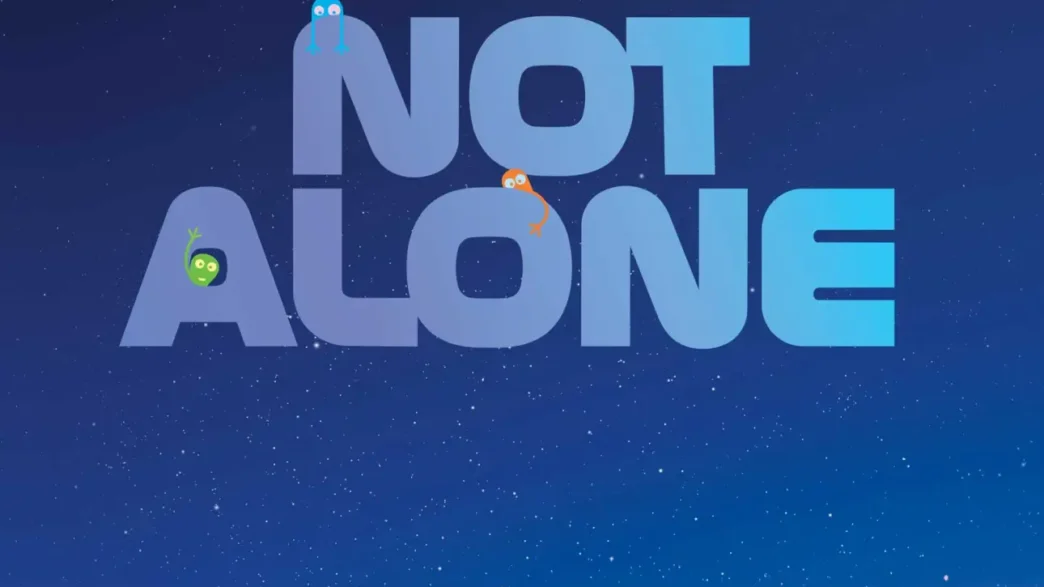 Not Alone animated movie poster featuring Timothée Chalamet and Selena Gomez voice cast