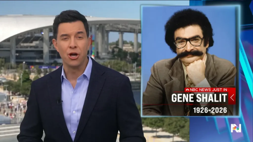 Tom Llamas reports the death of longtime Today show movie critic Gene Shalit at age 100