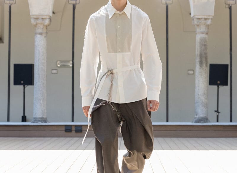 QASIMI Spring/Summer 2027 Undercurrent runway look.