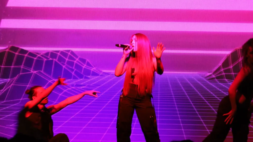 Rêve performing live for the WeHo Pride Festival crowd