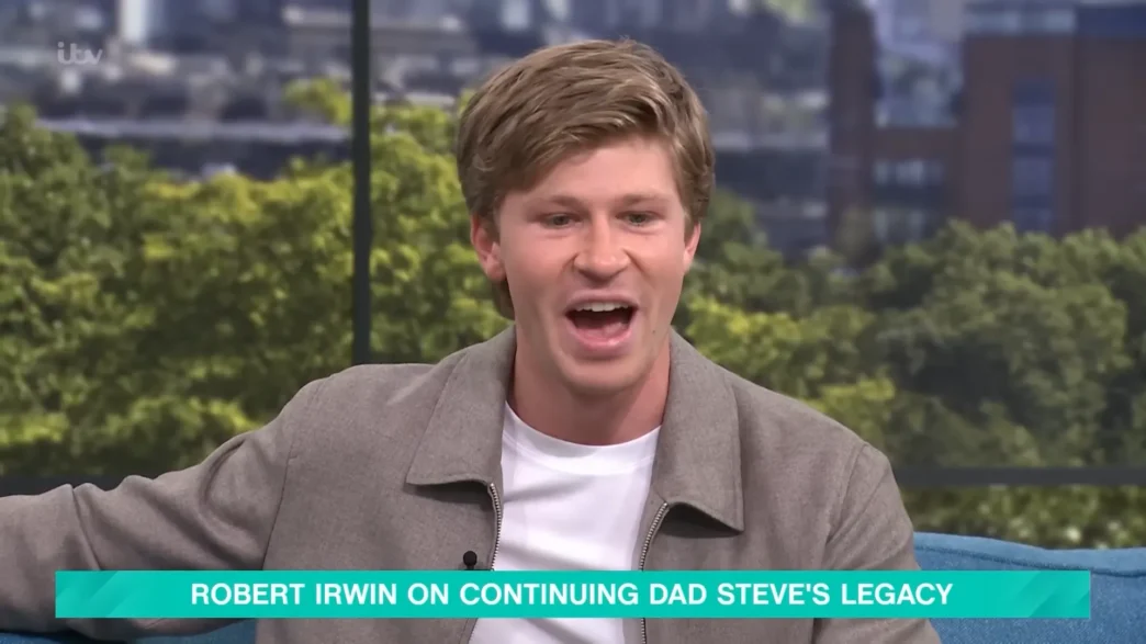 Robert Irwin smiling during his This Morning interview about Prince William and the Earthshot Prize