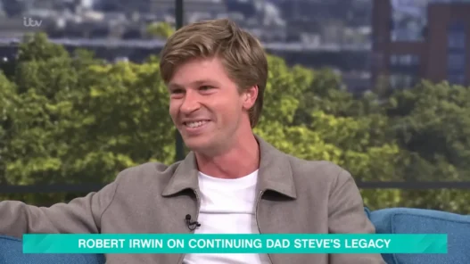 Robert Irwin smiling during his This Morning interview about Prince William and The Earthshot Prize