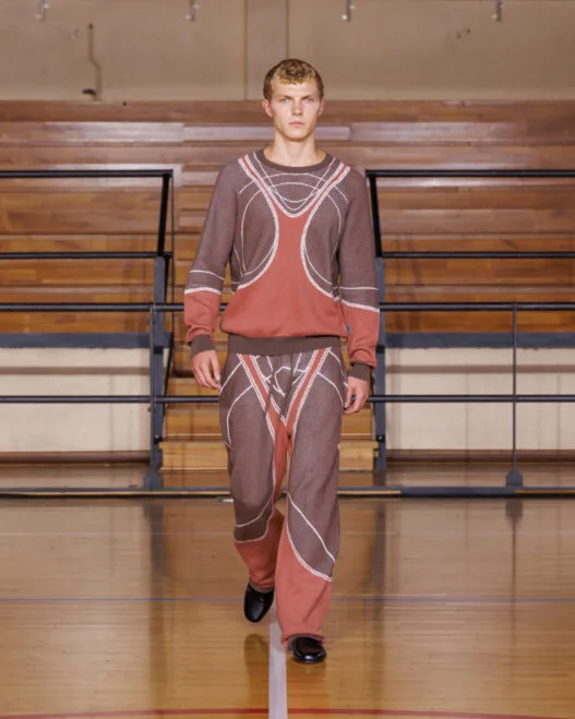 Saul Nash Spring/Summer 2027 STANCE runway look in Milan.