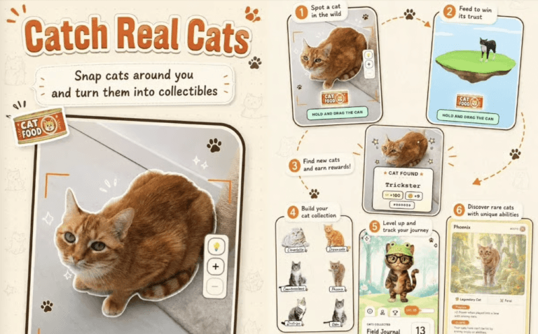 CatchCat Is the New App Turning Real Cats Into Collectible Cards