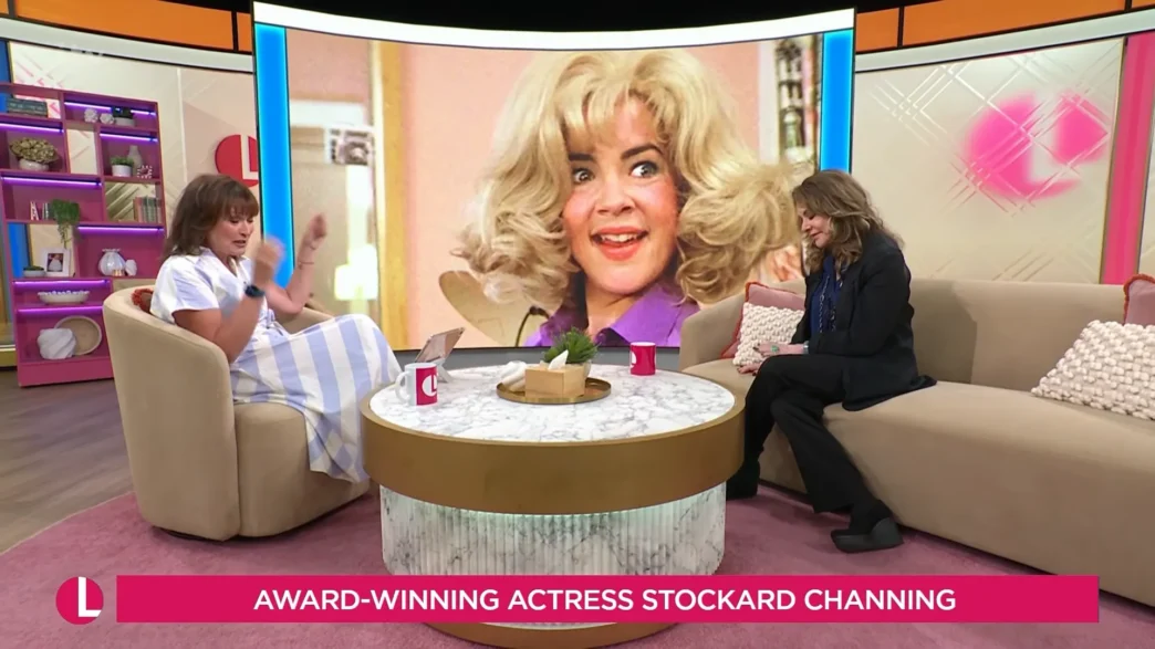 Stockard Channing appearing on Lorraine to discuss Grease The West Wing and her directorial debut