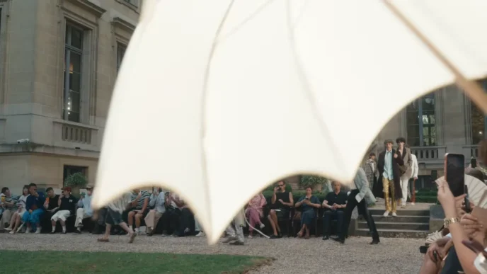 Dior Men Summer 2027 runway show by Jonathan Anderson in Paris.