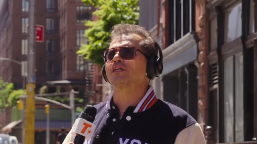 John Leguizamo on Track Star testing his Latin music knowledge with host Jack Coyne