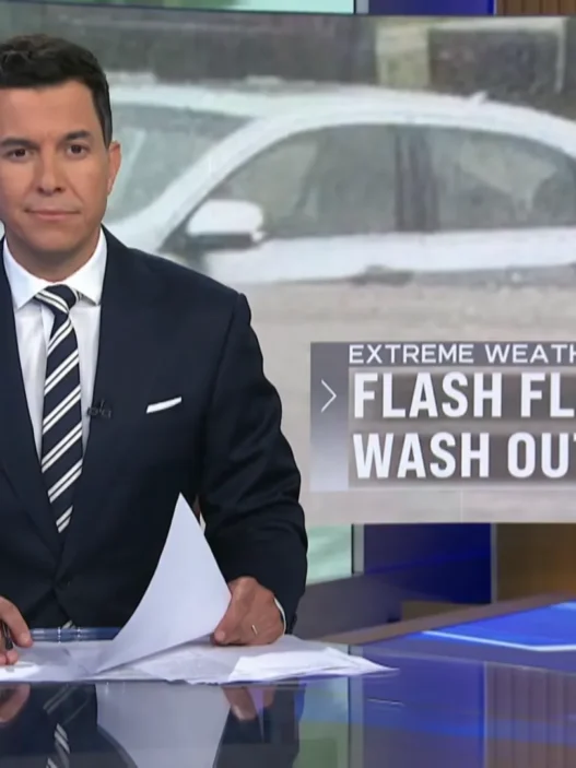 Tom Llamas reporting on U.S. retaliatory strikes during the June 9 edition of NBC Nightly News