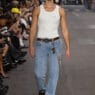 Jayden Federline Spears walking the VETEMENTS Spring Summer 2027 runway in Paris