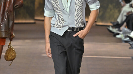 AMIRI Spring/Summer 2027 American Pleasures runway look by Mike Amiri