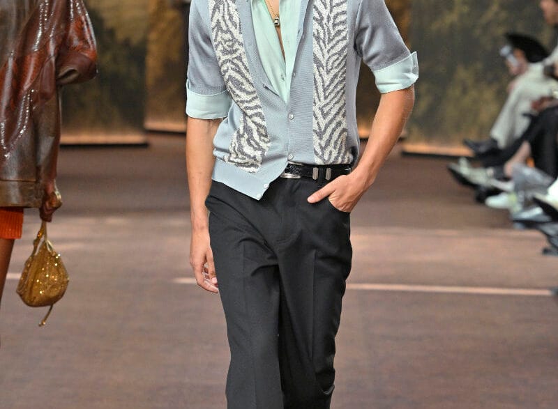 AMIRI Spring/Summer 2027 American Pleasures runway look by Mike Amiri