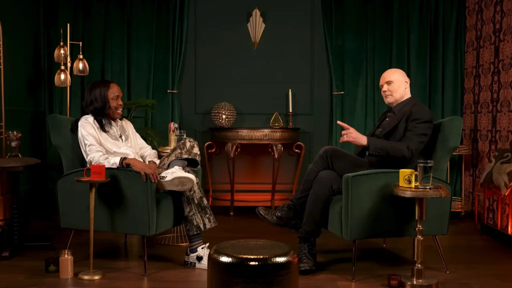 Billy Corgan interviewing Verdine White on The Magnificent Others podcast