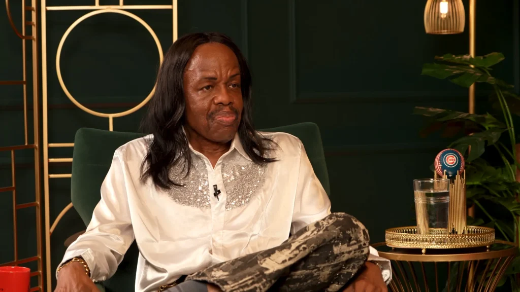 Verdine White sharing music history from Earth Wind and Fire on Billy Corgan's podcast