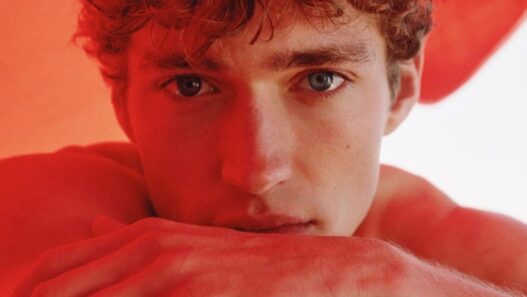 Supermodel Valentin Humbroich fronting the Ami Paris Ami d’été Summer 2026 campaign photographed by Victor Brun