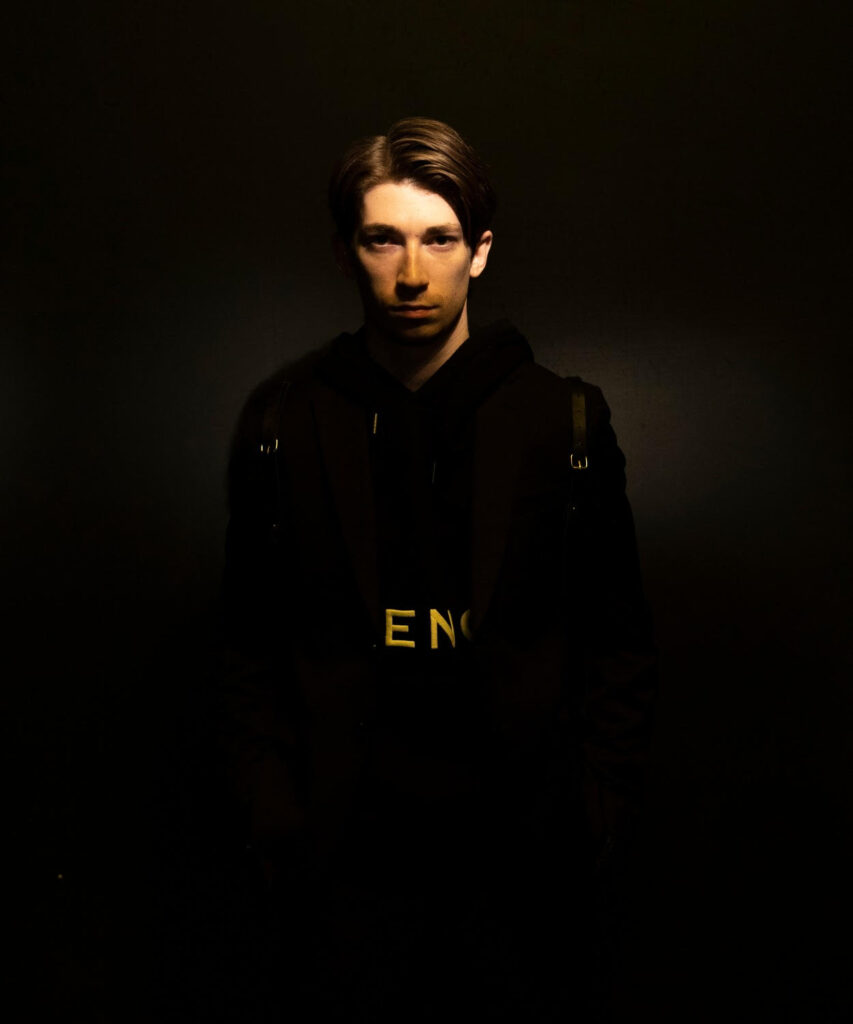 THE ILLUSTRATED MAN photographed for The Skin Of Time debut album campaign