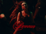 Rêve in a dark red-and-green nightclub scene with the song title “Devour” written in red script across the lower image.